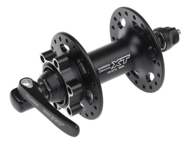 VOORNAAF SHIMANO DEORE XT 100MM 32 GAATS HB-M756 DISC QR