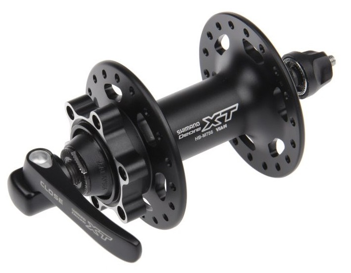 VOORNAAF SHIMANO DEORE XT 100MM 36 GAATS HB-M756 DISC QR