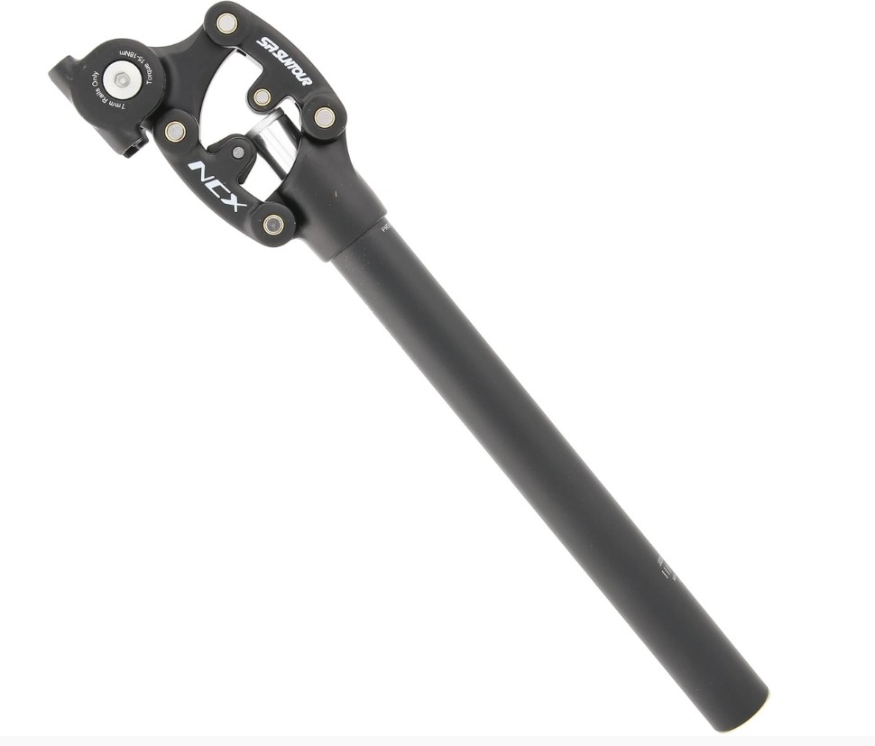 ZADELPEN ALU VEREND 31.6 SUNTOUR PARALLELLOGRAM SP25-NCX 350MM ZWART